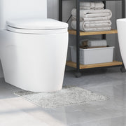 Badmat antislip grijs 50 x 50 cm polyester