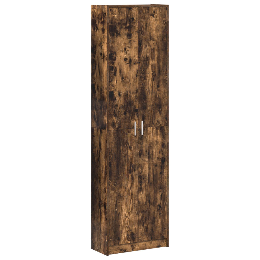 Kledingkast Gerookt Eiken 55x25x189 cm Geengineerd Hout
