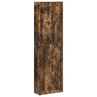 Kledingkast gerookt eiken 55x25x189 cm kunststof spaanplaat