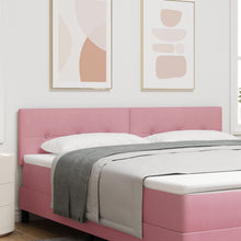 Hoofdbord Met Knopen Velours Roze 180 cm Laag hoofdbord