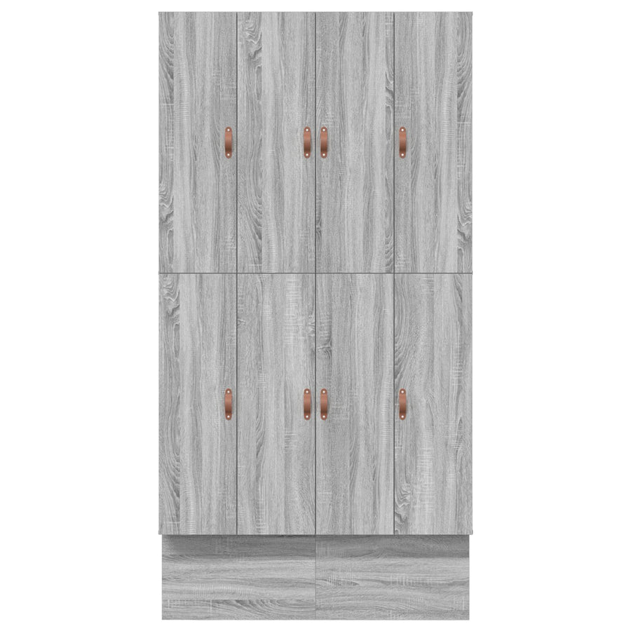 Opbergbedframe Grijs Sonoma 120X200 Cm Artisanaal Eiken