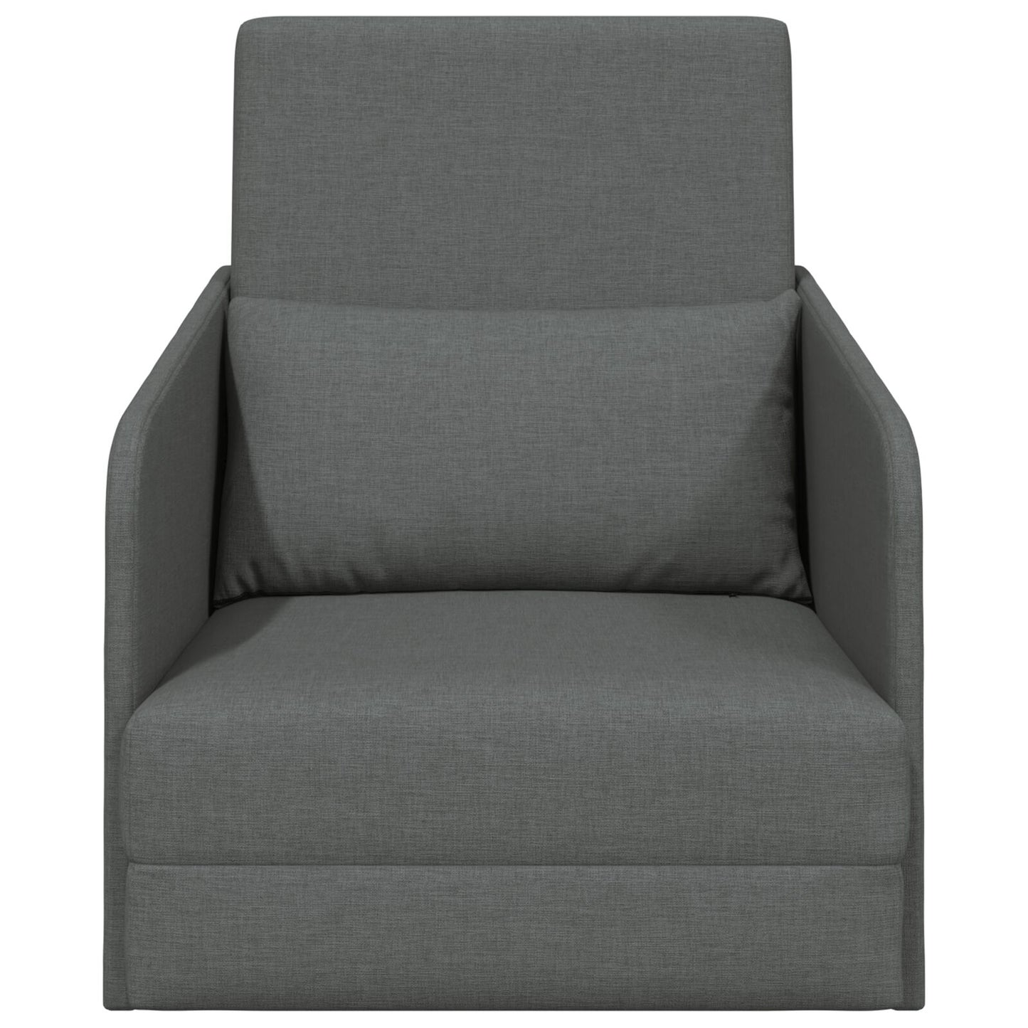 Vloer Sofa Bed 2-In-1 65X80X83 Cm Stof Donkergrijs