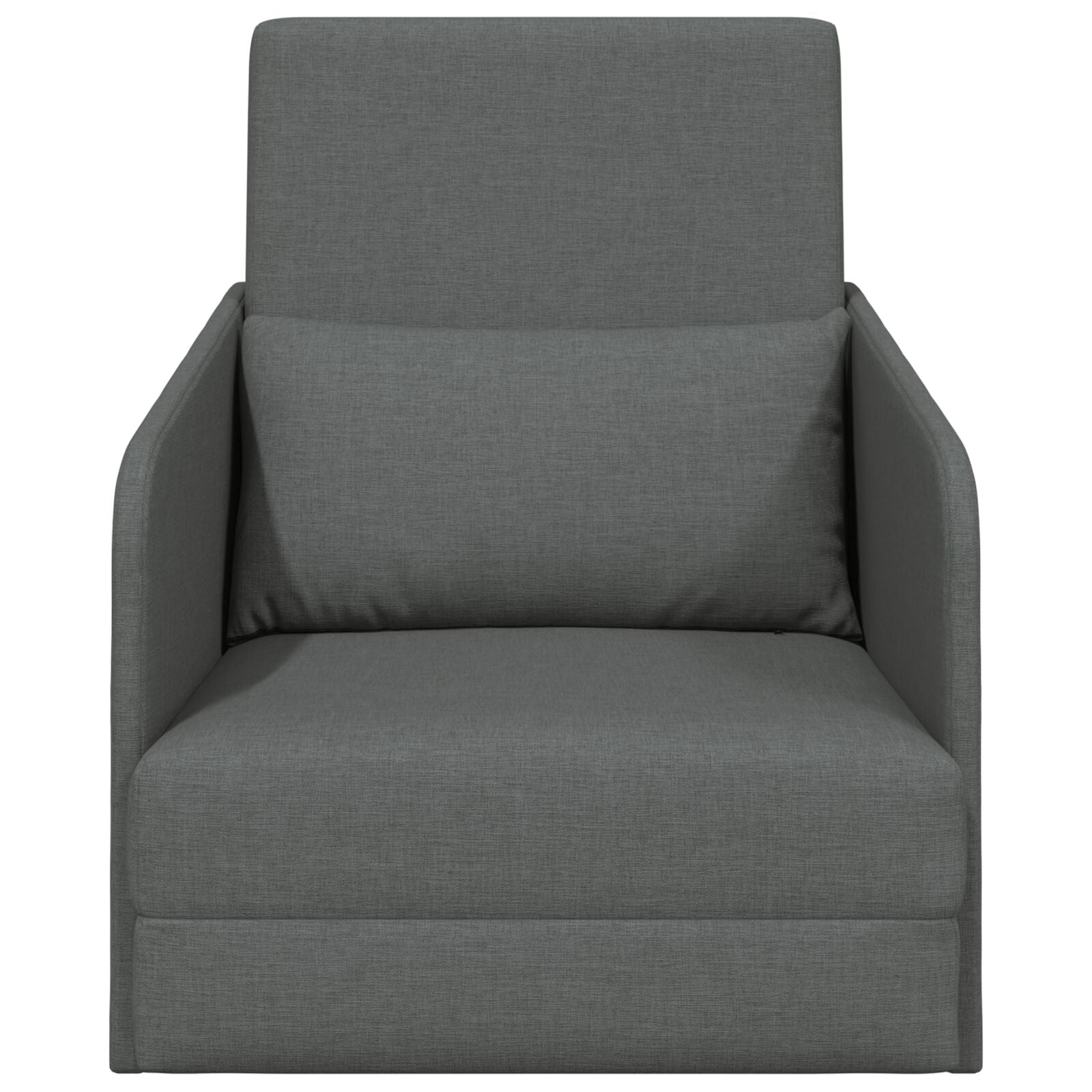 Vloer Sofa Bed 2-In-1 65X80X83 Cm Stof Donkergrijs