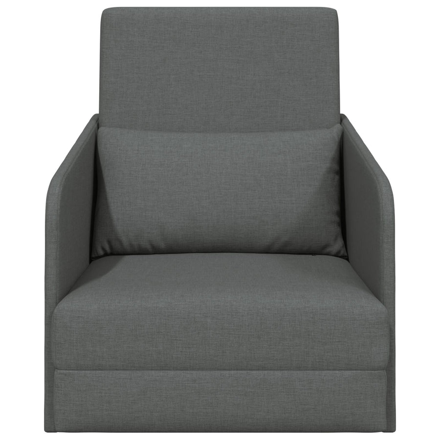 Vloer Sofa Bed 2-In-1 65X80X83 Cm Stof Donkergrijs