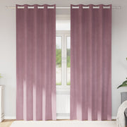 Verduisterend gordijn 140x245 cm donkerroze fluweel