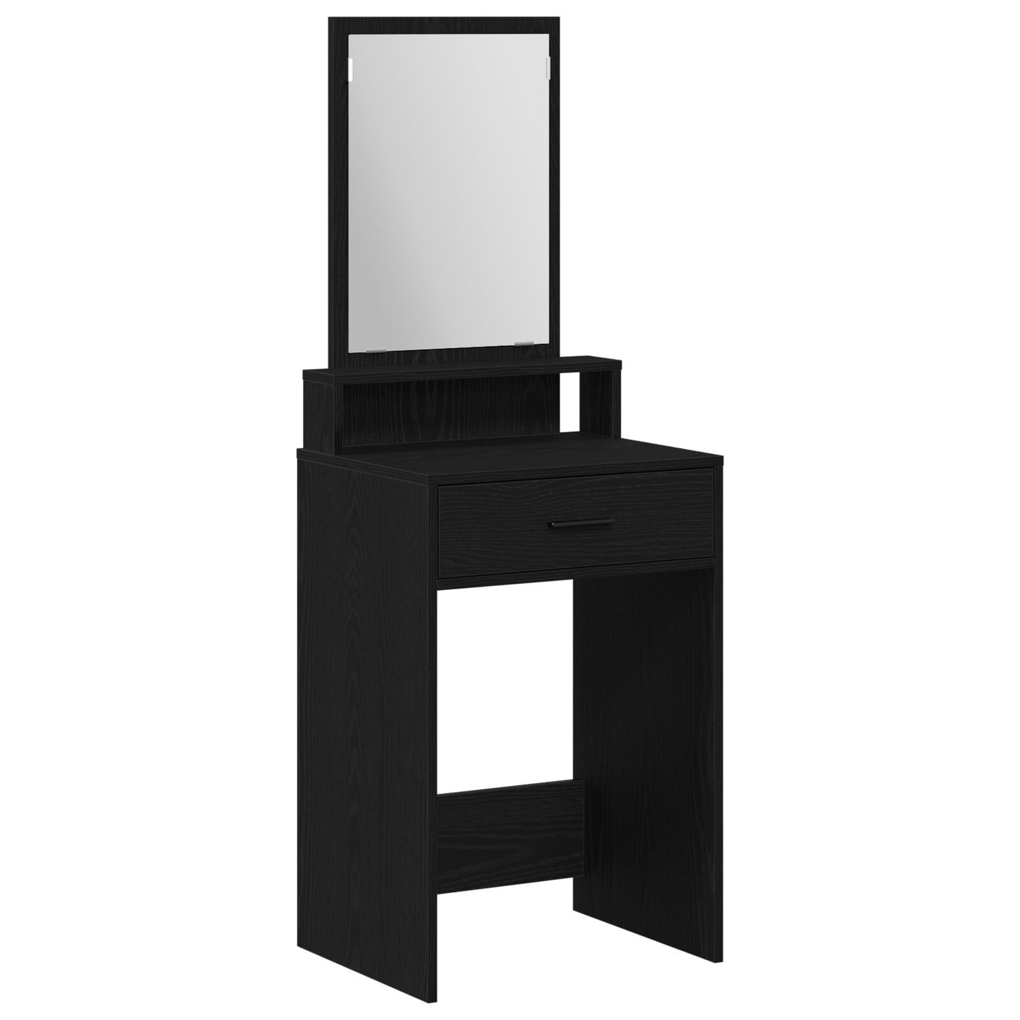 Kaptafel Met Lades Hout 50 x 41 x 140 cm Zwart eiken