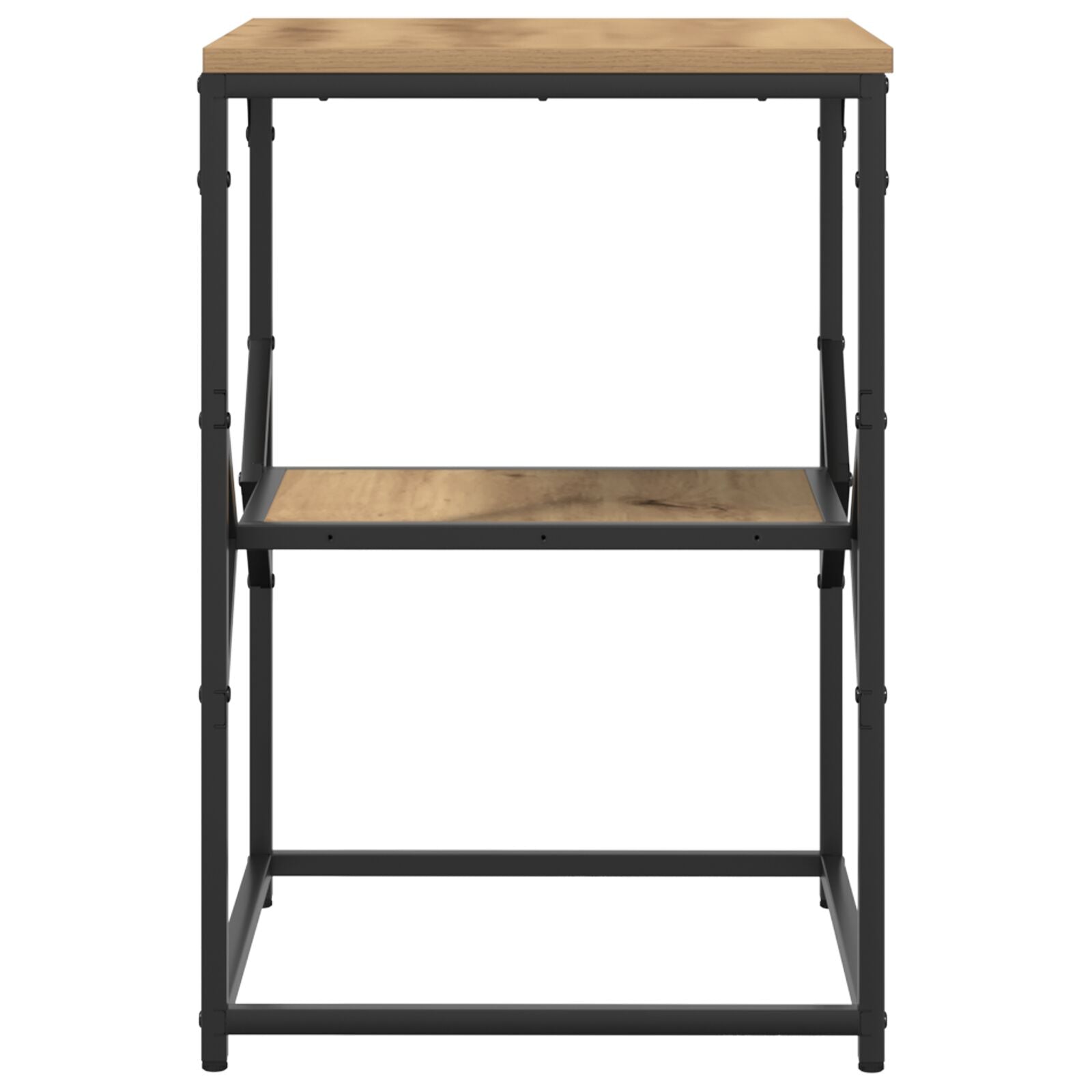 Bijzettafel Artisan Eiken 41X40X60 Cm Engineered Hout Ambachtelijk eiken