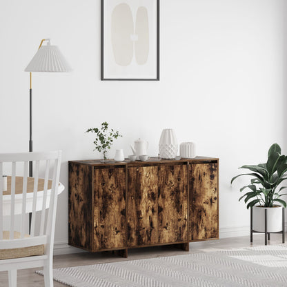 Gerookt Eiken Dressoir Gerookt Eiken Bewerkt Hout 120 X 41 X 75 Cm