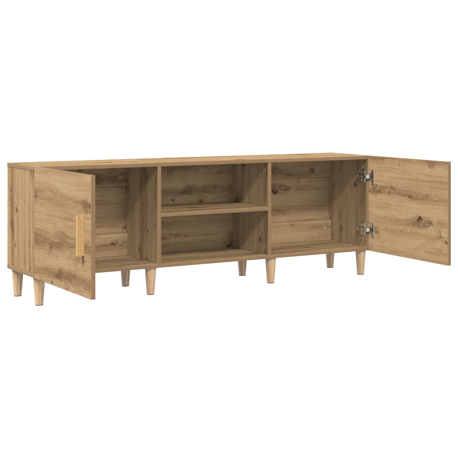 Tv-Meubel In Artisan Eiken - 150X30X50 Cm - Gemaakt Van Engineered Wood
