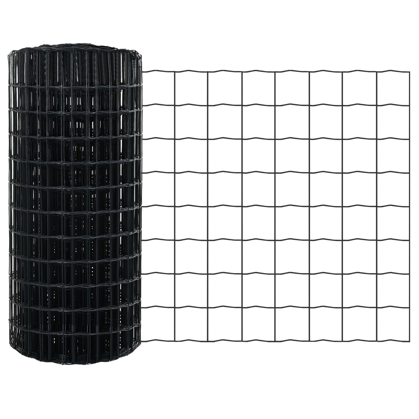 Tuinafscheiding Set Set Van 2 Grijs Poedergecoat Staal Duurzaam