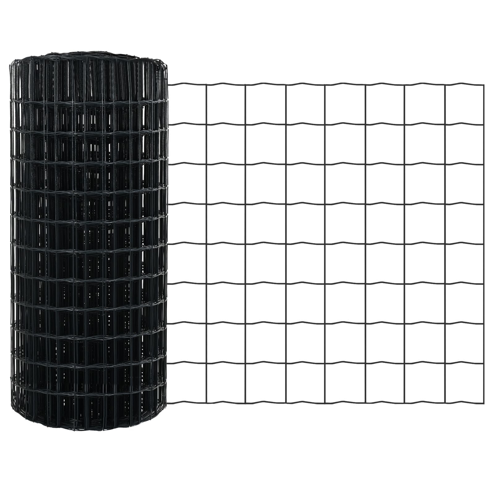 Tuinafscheiding Set Set Van 2 Grijs Poedergecoat Staal Duurzaam