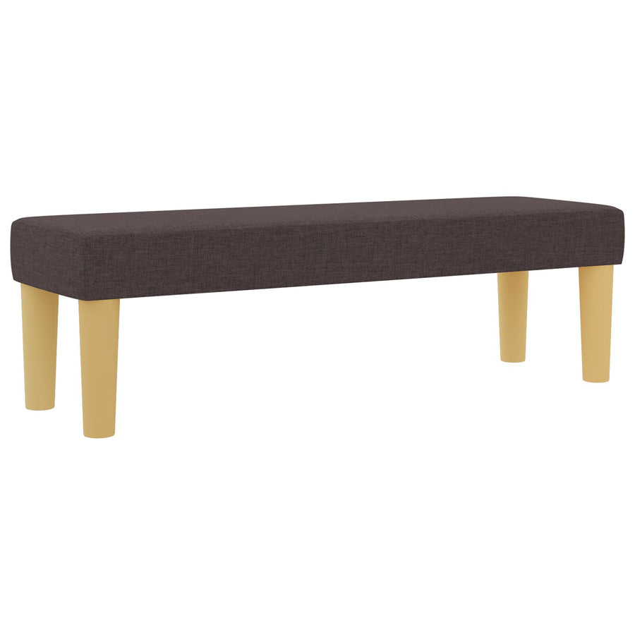 Boxspringbed Met Matras & Bank Donkerbruin 120X190 Cm Stof Blauw