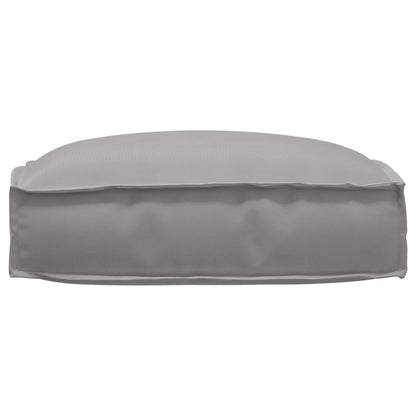 Buiten Kussen Polyester 50 X 50 X 12 Cm Afneembare Hoezen Grijs