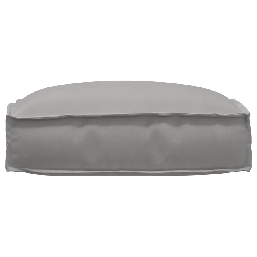 Buiten Kussen Polyester 50 X 50 X 12 Cm Afneembare Hoezen Grijs