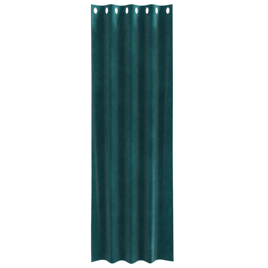 Verduisteringsgordijnen 2 Stuks E Velours Donkergroen 140 x 245 cm met oogjes