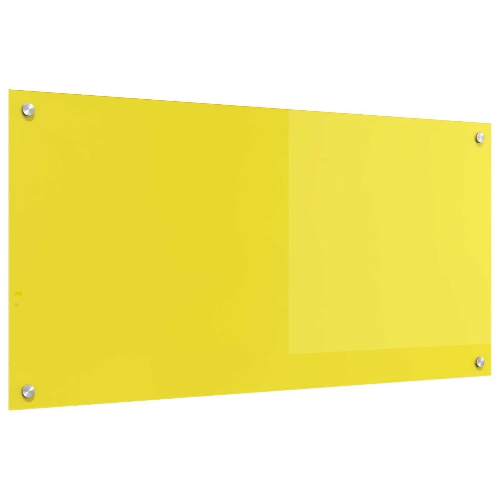 Keuken Achterwand 100X50X0,6 Cm Gelaagd Glas Geel 100 x 50 cm
