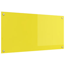 Keuken Achterwand 100X50X0,6 Cm Gelaagd Glas Geel 100 x 50 cm