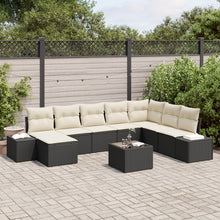 8-Delige Tuin Sofa Set Met Kussens Bruin Poly Rattan
