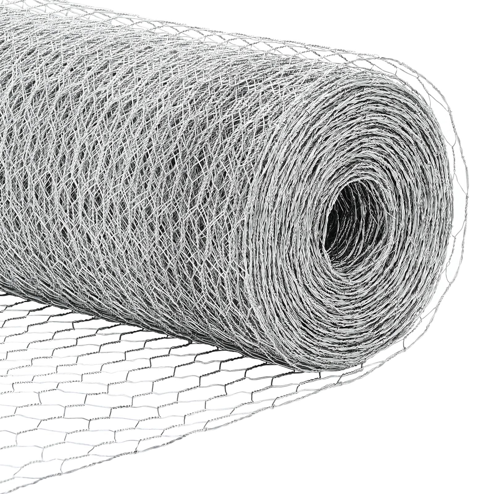 Hexagonaal Hek 1.5X50 M Verzinkt Staal 50 x 1.5 m 25 mm