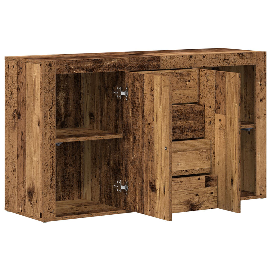 Dressoir Oud Hout Massief Gerecycled Hout 120 X 36 X 69 Cm