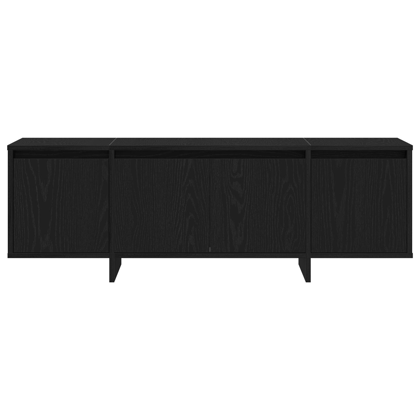 Tv Kast Zwart Eiken 120X30X40,5 Cm Gemaakt Van Hout