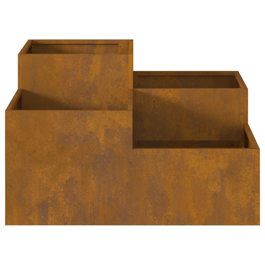Tuin Planter Weerbestendig staal 80 x 80 x 48 cm