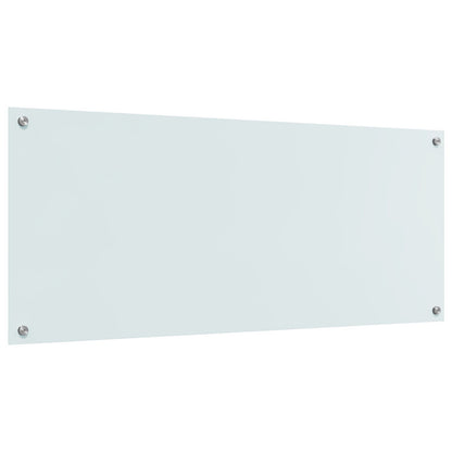 Keukenwand 120X50X0,6 Cm Gelaagd Glas Wit 120 x 50 cm
