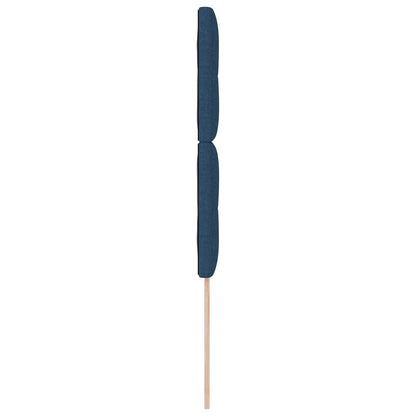 Hoofdbord Met Knoop-Tufting Stof Blauw 80 cm Hoog hoofdbord