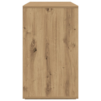 Eiken Dressoir Artisan Eiken Hout Composiet 135 X 41 X 75 Cm