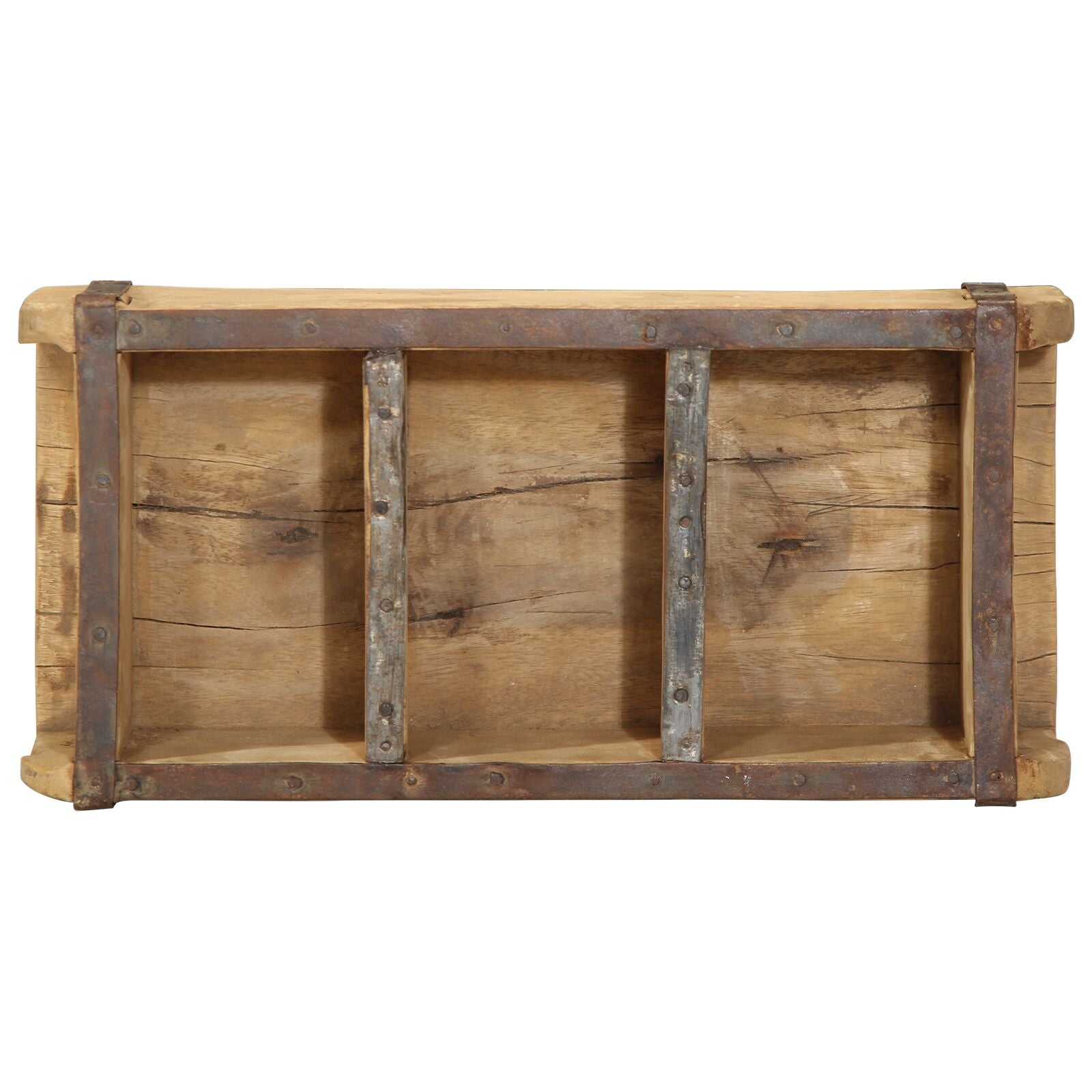 Dienbladen 4 Stuks Gemaakt Van Gerecycled Hout 30 x 14 x 9 cm