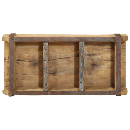 Dienbladen 4 Stuks Gemaakt Van Gerecycled Hout 30 x 14 x 9 cm