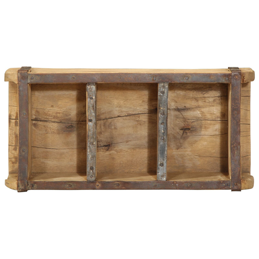 Dienbladen 4 Stuks Gemaakt Van Gerecycled Hout 30 x 14 x 9 cm