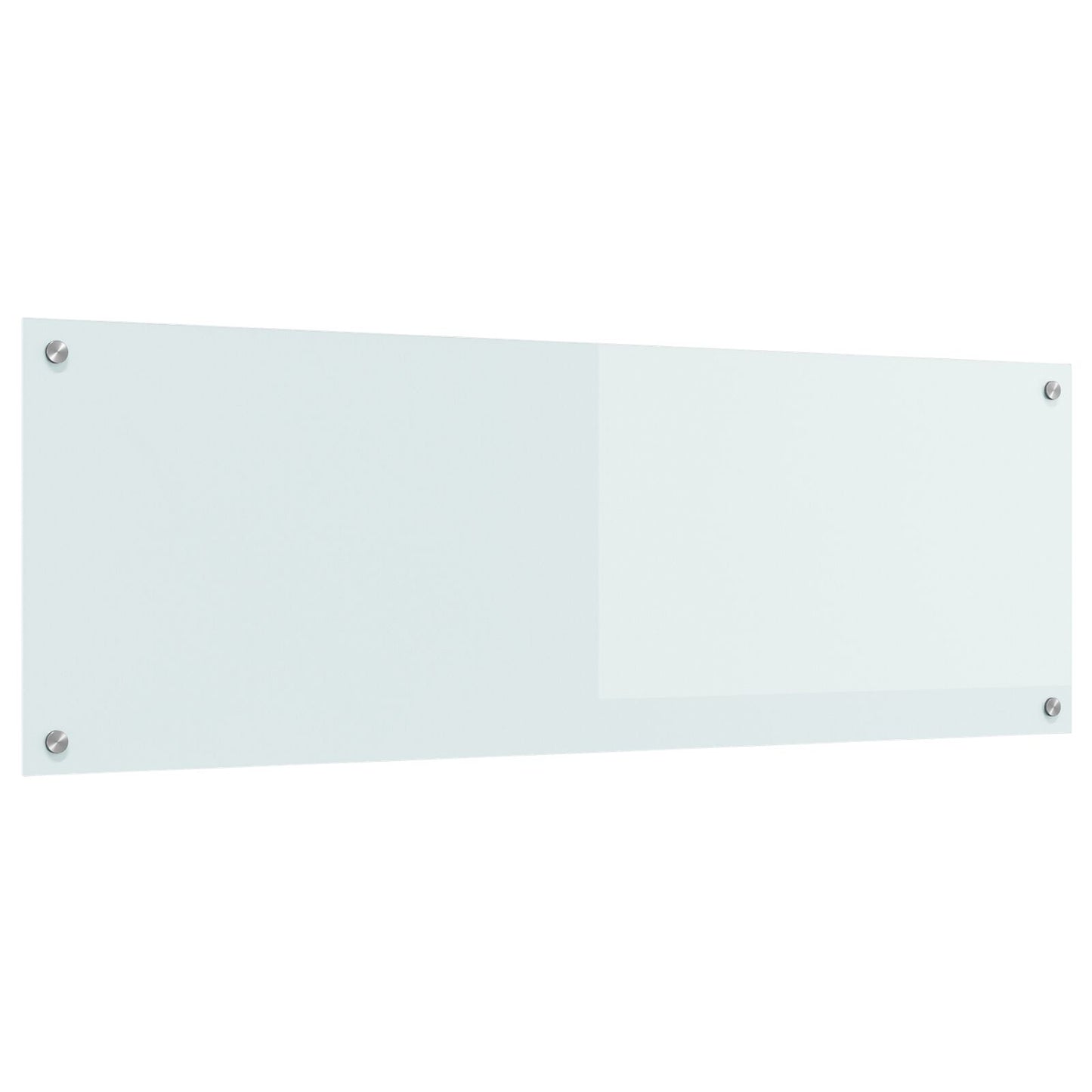 Keukenwand 120X40X0,6 Cm Gelaagd Glas Wit 120 x 40 cm