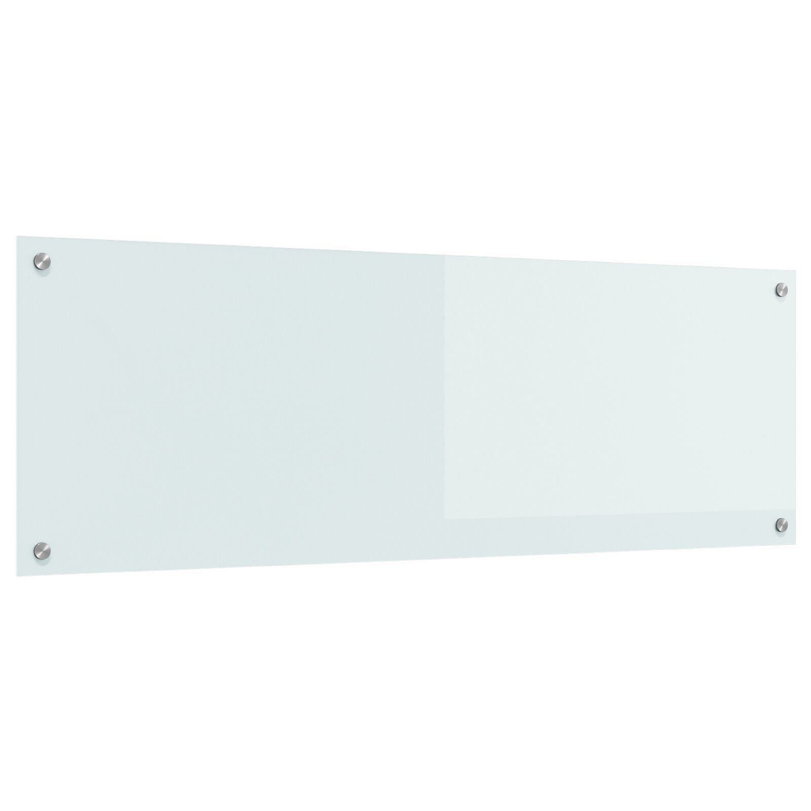 Keukenwand 120X40X0,6 Cm Gelaagd Glas Wit 120 x 40 cm