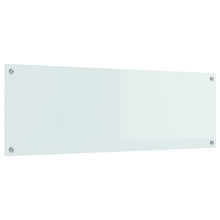 Keukenwand 120X40X0,6 Cm Gelaagd Glas Wit 120 x 40 cm