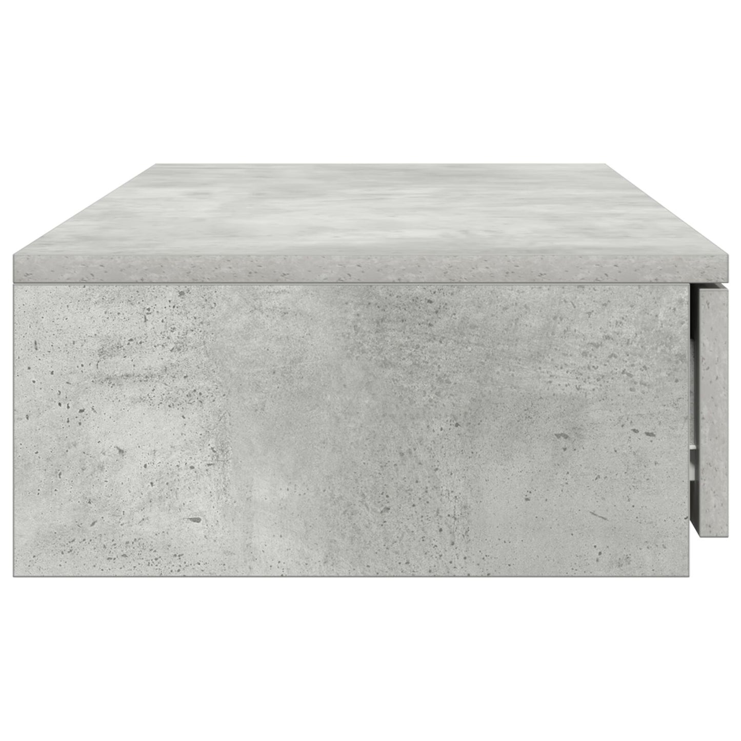 Bedlade Betonnen Grijs Geïntegreerd Hout Beton grijs 80 x 36,5 x 16,5 cm