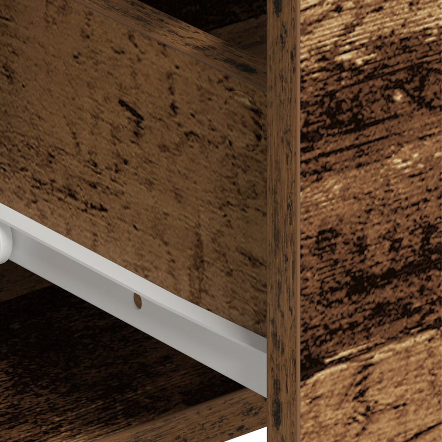 Highboard 80X33X150 Cm Gelaagd Hout Oud hout