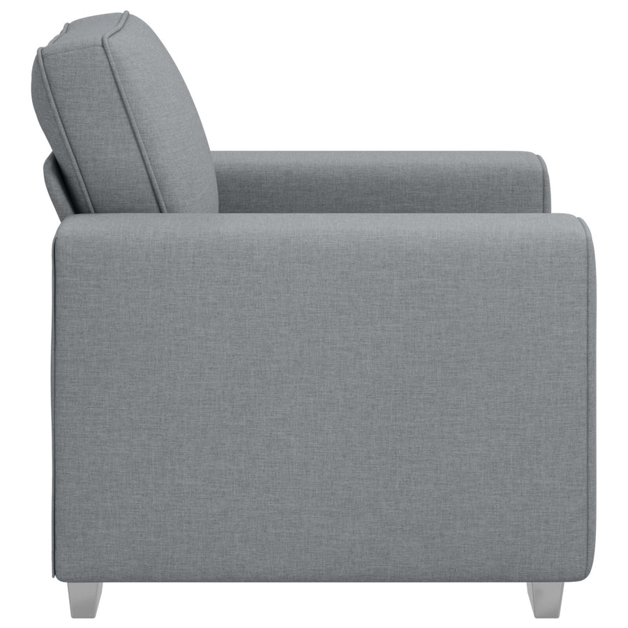 Fauteuil Stoffen Lichtgrijs 59 cm