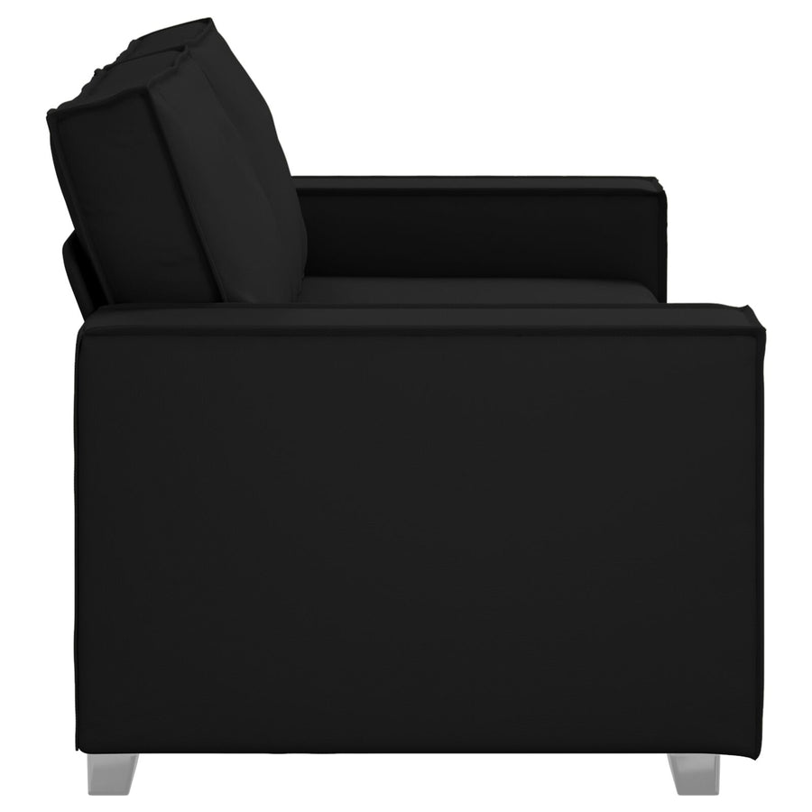 Love Seat Sofa Kunstleer Zwart 140 cm