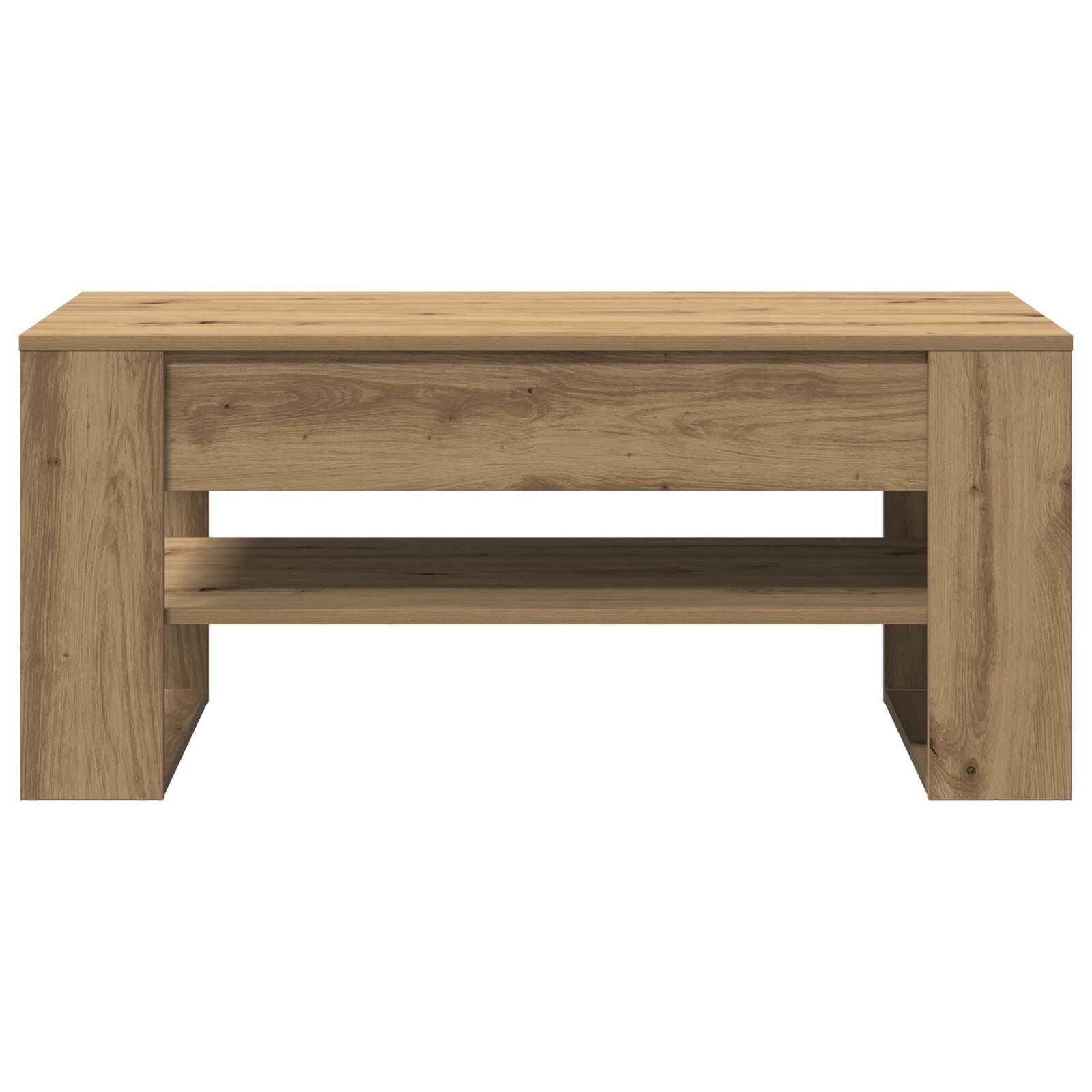 Salontafel Artisan Eiken 102X55X45 Cm Gemaakt Van Hout