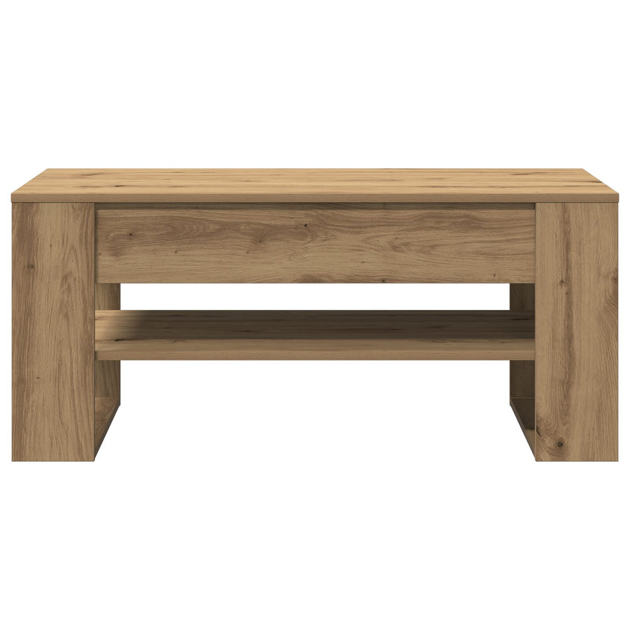 Salontafel Artisan Eiken 102X55X45 Cm Gemaakt Van Hout
