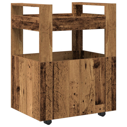 Keuken Trolley 60X45X80 Cm Bewerkt Hout Oude Hout