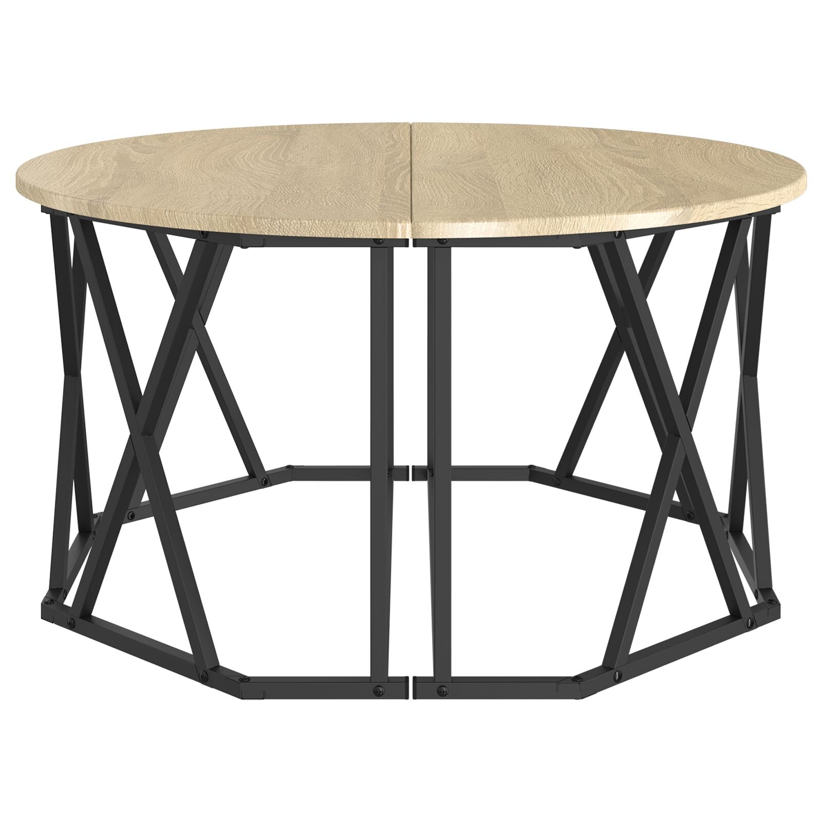 Salontafel 80X80X42 Cm Gelaagd Hout Sonoma eiken