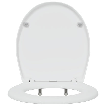 Snelontgrendelbaar Toiletzitje Met Soft Close Duroplast Wit