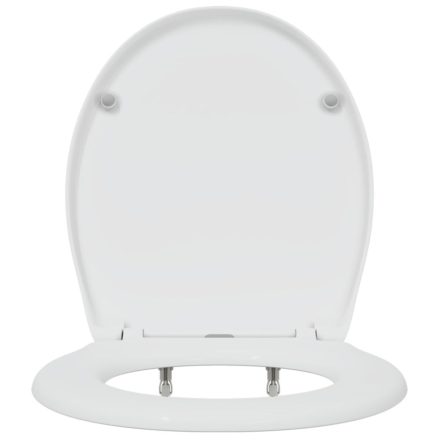 Snelontgrendelbaar Toiletzitje Met Soft Close Duroplast Wit