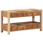 Tv-kast massief gerecycled hout 83x33x46 cm bruin