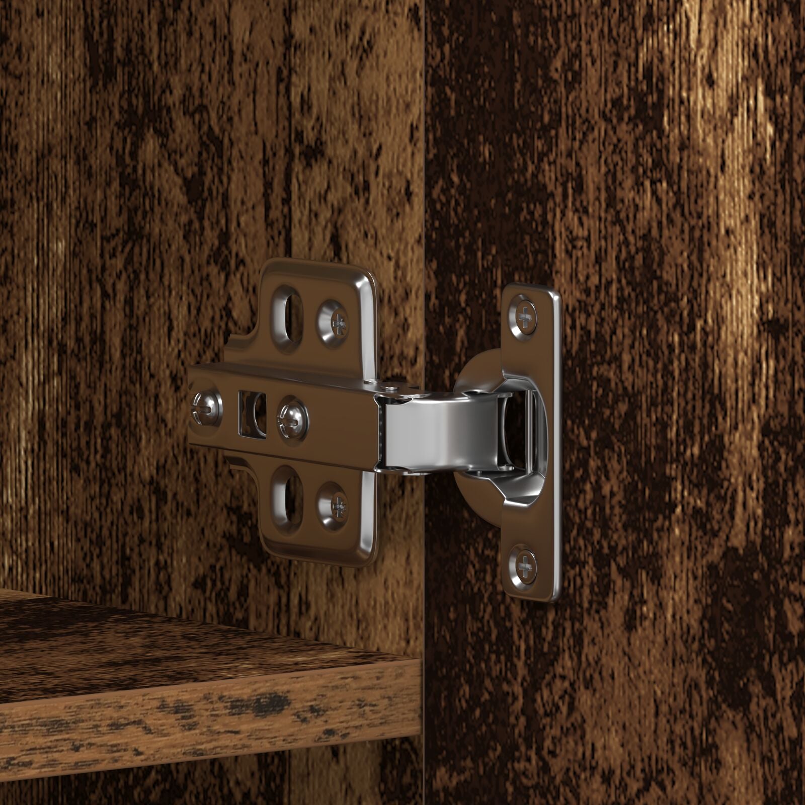 Schoenkast Oude Hout Massief Gerecycled Hout Schoenrek