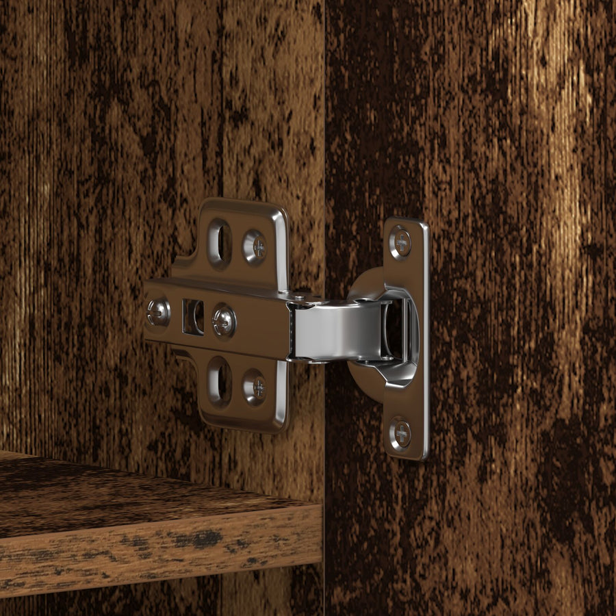 Schoenkast Oude Hout Massief Gerecycled Hout Schoenrek