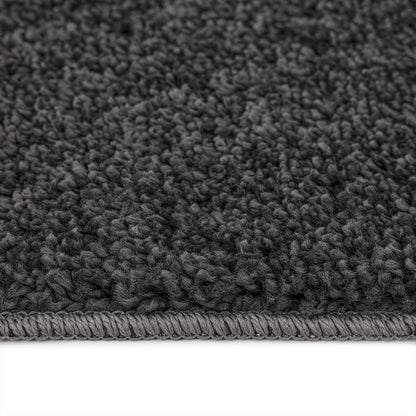 Shaggy Vloerkleed Met Latex Achterkant Donkergrijs 200 x 200 cm
