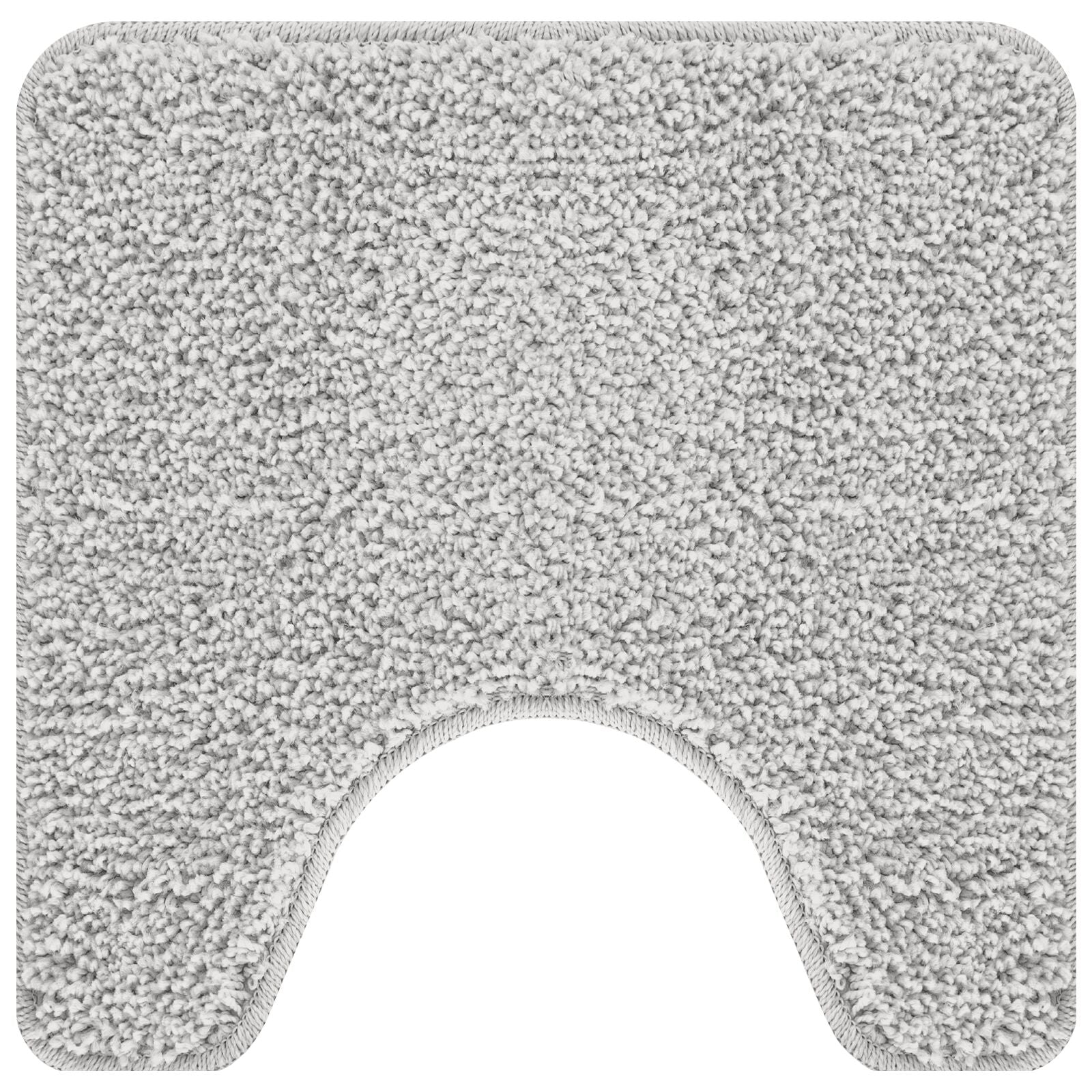 2-Delige Badmatset Polypropyleen Antislip Grijs